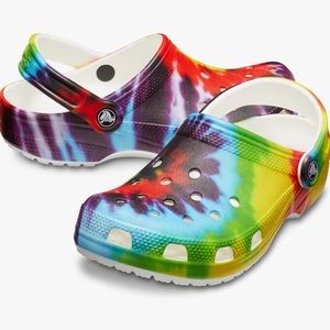 Crocs Classic Solar Rainbow Clogs Women’s size 8